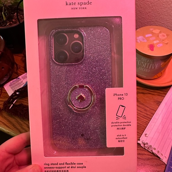 Kate spade ring stand and flexible phone case - Picture 3 of 4